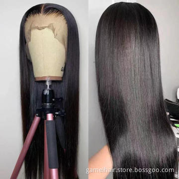 Original Raw Peruvian Virgin Human Hair Glueless Hd 360 Full Lace Wig Vendor Transparent 360 Full Lace Wig For Black Women